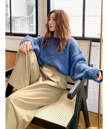 Ungrid | カラーモヘヤ混ルーズニット(ニット/セーター)