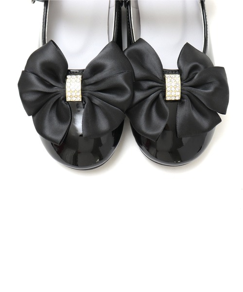 SOROTTO（ソロット）の「軽量 ビッグリボンのビジュー付きパンプス/フォーマルシューズ（ドレスシューズ・キッズ・ホワイト/ブラック・22.0cm/21.0cm/20.0cm/19.0cm）」の14枚目の写真