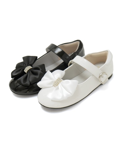 SOROTTO（ソロット）の「軽量 ビッグリボンのビジュー付きパンプス/フォーマルシューズ（ドレスシューズ・キッズ・ホワイト/ブラック・22.0cm/21.0cm/20.0cm/19.0cm）」の21枚目の写真