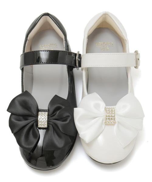SOROTTO（ソロット）の「軽量 ビッグリボンのビジュー付きパンプス/フォーマルシューズ（ドレスシューズ・キッズ・ホワイト/ブラック・22.0cm/21.0cm/20.0cm/19.0cm）」の22枚目の写真