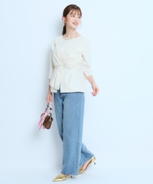 JUSGLITTY（ジャスグリッティー）の「リボンビスチェ（シャツ