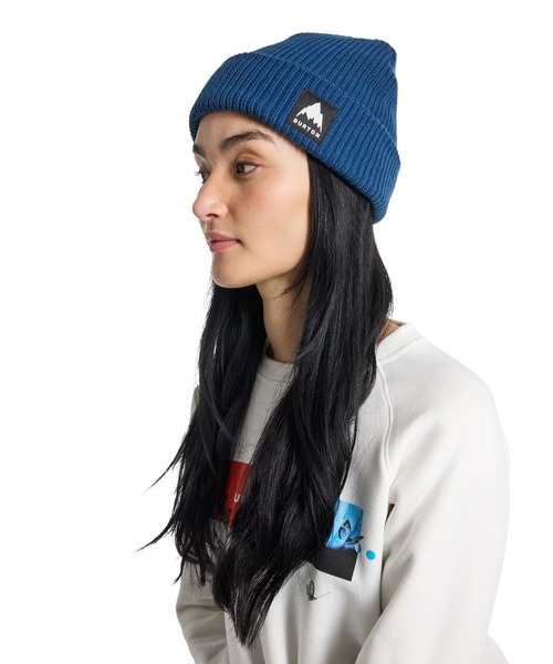 BURTON（バートン）の「Recycled VT ビーニー（ニットキャップ/ビーニー・メンズ・ホワイト/ブラック/ベージュ/ネイビー/ライトグレー・FREE）」の7枚目の写真