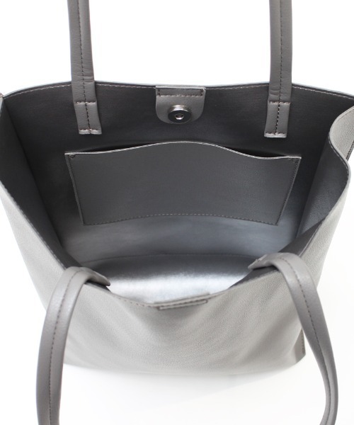 セール】フェイクレザーA4プレーントートバッグ（トートバッグ）｜Per