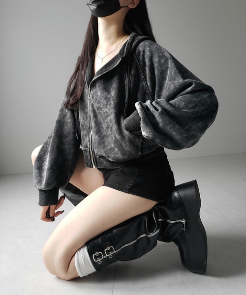 ♦Dime♦クラシック チェックメイト ジップ パーカー Dime Classic Checkmate Zip Hoodie / Navy (ダイム ジップ