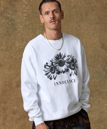 THEOREM | msw1573-Printed Pigment Sweat（Daisy）スウェット(スウェット)