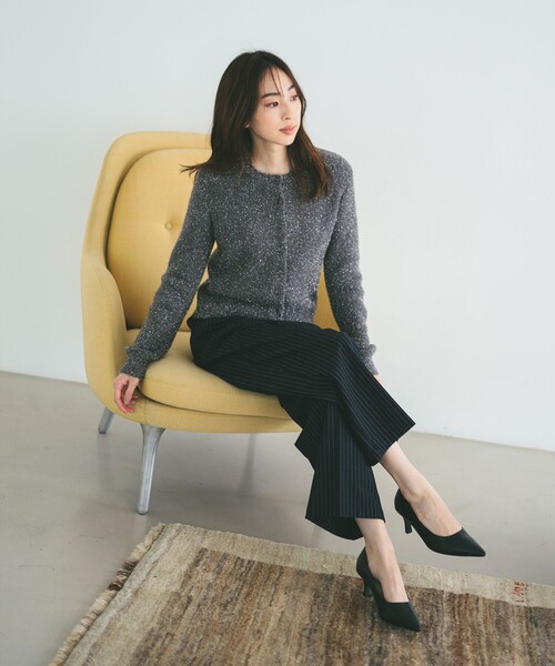 B:MING by BEAMS(ビーミングバイビームス)の「ピンストライプ ライン パンツ(S~M)(その他パンツ・レディース・チャコールグレー/ネイビー・SMALL/MEDIUM)」の7枚目の写真