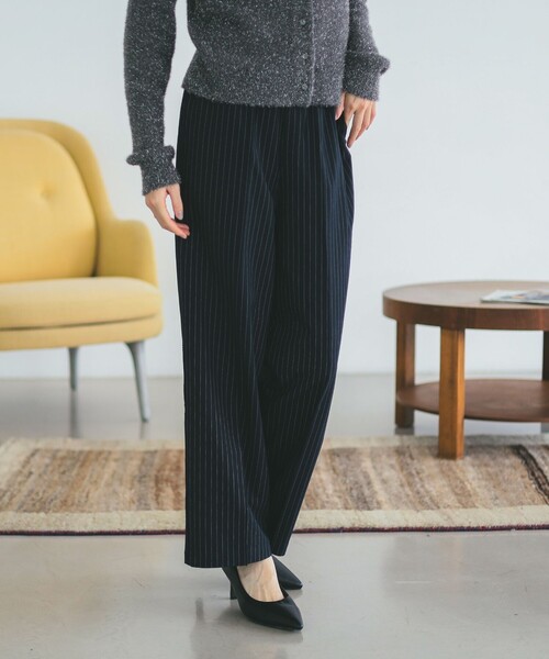 B:MING by BEAMS(ビーミングバイビームス)の「ピンストライプ ライン パンツ(S~M)(その他パンツ・レディース・チャコールグレー/ネイビー・SMALL/MEDIUM)」の8枚目の写真