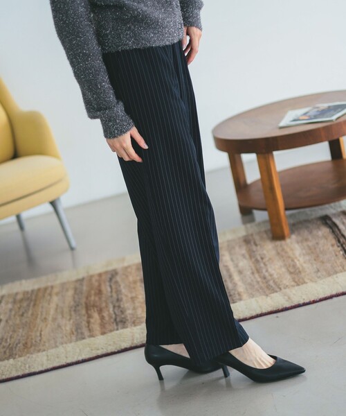 B:MING by BEAMS(ビーミングバイビームス)の「ピンストライプ ライン パンツ(S~M)(その他パンツ・レディース・チャコールグレー/ネイビー・SMALL/MEDIUM)」の9枚目の写真