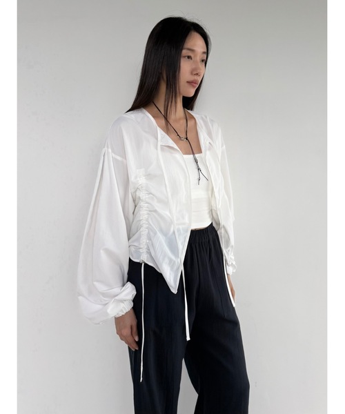 Didot.showroom(ディドット ショールーム)の「バンディングリネンワイドパンツ(その他パンツ・レディース・ブラウン/ダークネイビー/カーキ・FREE)」の21枚目の写真