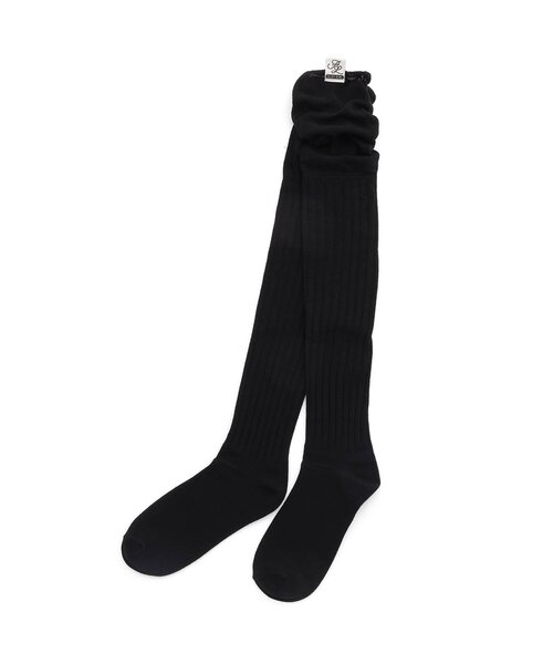 algy(アルジー)の「シアー切り替えニーハイソックス(ソックス/靴下・キッズ・ブラック/オフホワイト・21/24)」の8枚目の写真