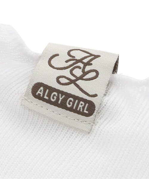 algy(アルジー)の「シアー切り替えニーハイソックス(ソックス/靴下・キッズ・ブラック/オフホワイト・21/24)」の6枚目の写真