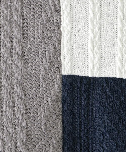 ikka(イッカ)の「ニットソーブロックストレーナー(120~160cm)(スウェット・キッズ・その他/ネイビー・130/140/150/160/120)」の11枚目の写真