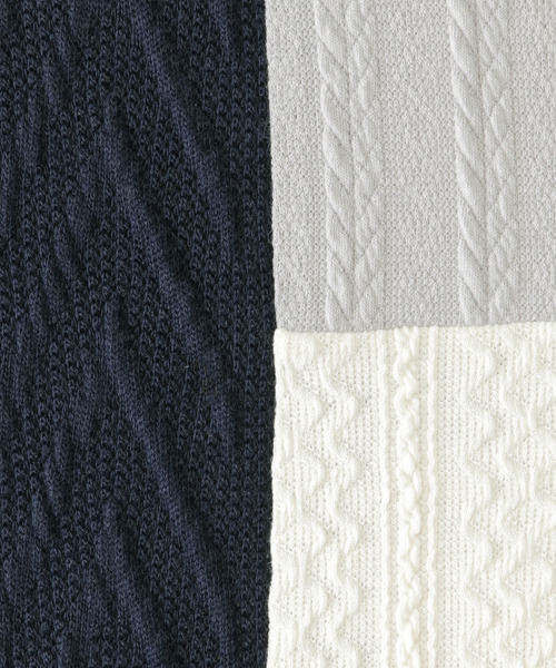 ikka(イッカ)の「ニットソーブロックストレーナー(120~160cm)(スウェット・キッズ・その他/ネイビー・130/140/150/160/120)」の12枚目の写真
