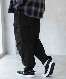 6Poket twill Wide Cargo pants