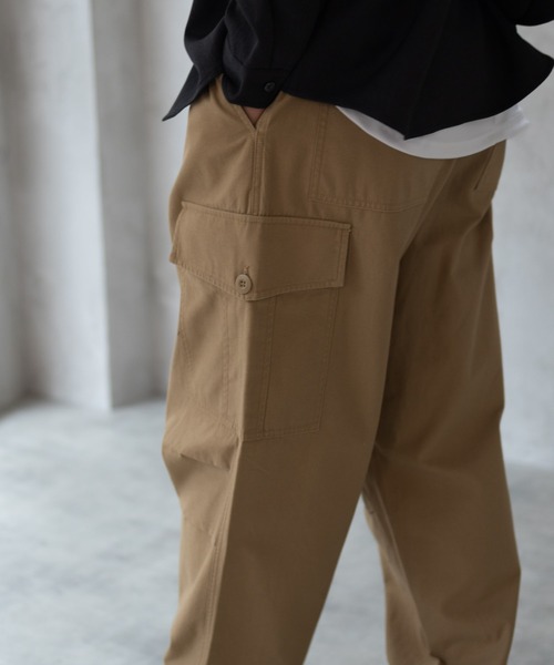 Mac-House(マックハウス)の「6Poket twill Wide Cargo pants(カーゴパンツ・メンズ・ブラック/ベージュ/オリーブ・M/XL/L)」の12枚目の写真