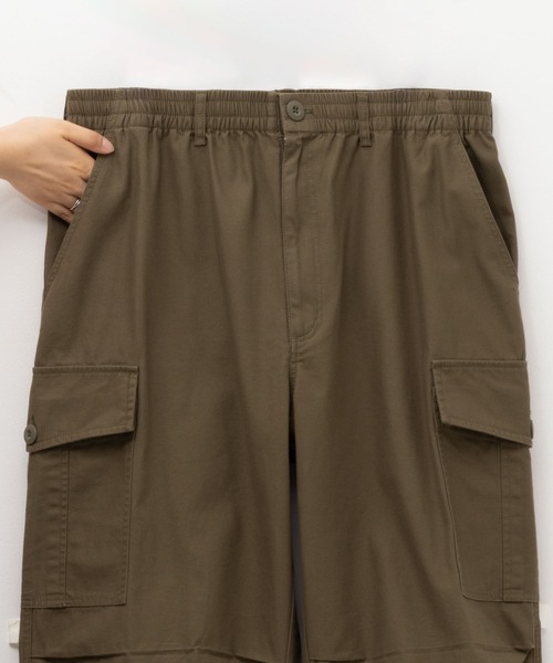 Mac-House(マックハウス)の「6Poket twill Wide Cargo pants(カーゴパンツ・メンズ・ブラック/ベージュ/オリーブ・M/XL/L)」の20枚目の写真