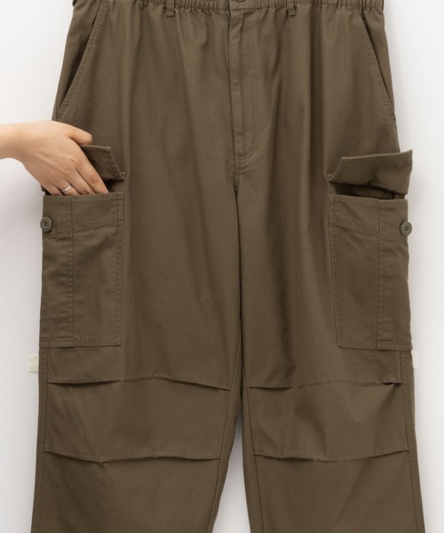 Mac-House(マックハウス)の「6Poket twill Wide Cargo pants(カーゴパンツ・メンズ・ブラック/ベージュ/オリーブ・M/XL/L)」の21枚目の写真