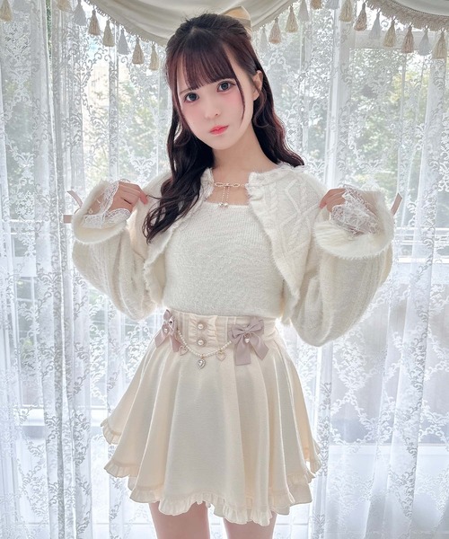 ROJITA（ロジータ）の「リボンチャームデザインスカパン（スカート