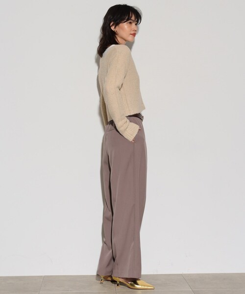 GALLEST(ギャレスト)の「◆フェザースパンコール2wayカーディガン(カーディガン/ボレロ・レディース・ブラック/ブルーグリーン/ナチュラル・38)」の13枚目の写真