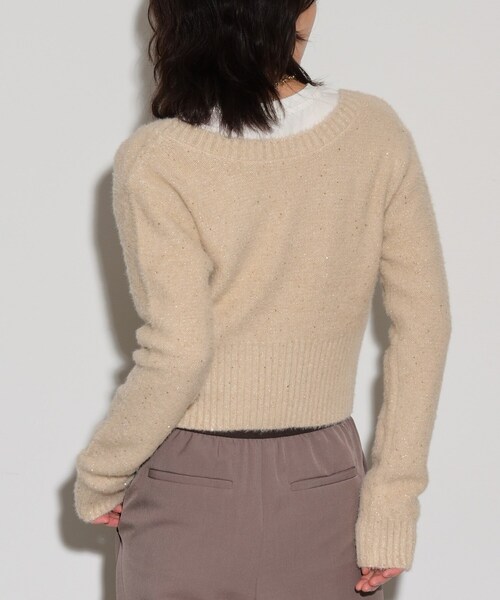 GALLEST(ギャレスト)の「◆フェザースパンコール2wayカーディガン(カーディガン/ボレロ・レディース・ブラック/ブルーグリーン/ナチュラル・38)」の16枚目の写真