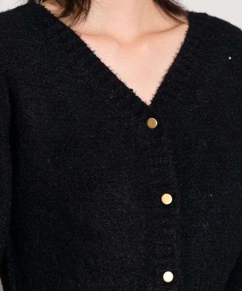 GALLEST(ギャレスト)の「◆フェザースパンコール2wayカーディガン(カーディガン/ボレロ・レディース・ブラック/ブルーグリーン/ナチュラル・38)」の21枚目の写真