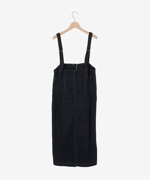 le.coeur blanc（ルクールブラン）の「デニムサロペットスカート（デニムスカート・レディース・ネイビー/ブルー・38）」の21枚目の写真