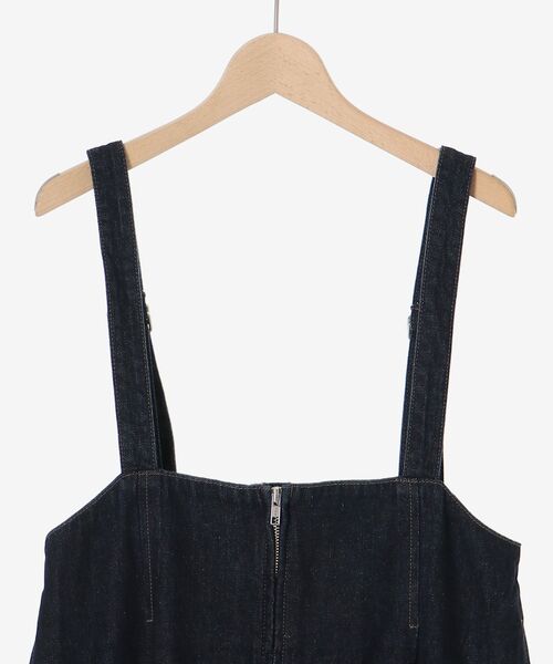 le.coeur blanc（ルクールブラン）の「デニムサロペットスカート（デニムスカート・レディース・ネイビー/ブルー・38）」の22枚目の写真