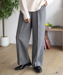 HusHusH | 【HusHusH/ハッシュアッシュ】タックセミワイドパンツ(その他パンツ)