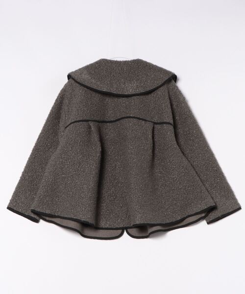 tocco closet(トッコ クローゼット)の「【ZOZO限定】ループブークレージャケット(その他アウター・レディース・ブラック/アイボリー/チャコールグレー・M)」の4枚目の写真