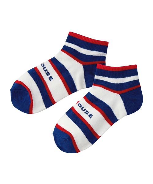 MIKI HOUSE(ミキハウス)の「ローカットソックスパック3足セット(17cm-23cm)(ソックス/靴下・キッズ・イエロー/ホワイト/ブルー/グレー・21cm/19cm/17cm/17-19cm/19-21cm/21-23cm)」の5枚目の写真