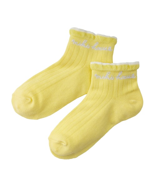 MIKI HOUSE(ミキハウス)の「ローカットソックスパック3足セット(17cm-23cm)(ソックス/靴下・キッズ・イエロー/ホワイト/ブルー/グレー・21cm/19cm/17cm/17-19cm/19-21cm/21-23cm)」の17枚目の写真