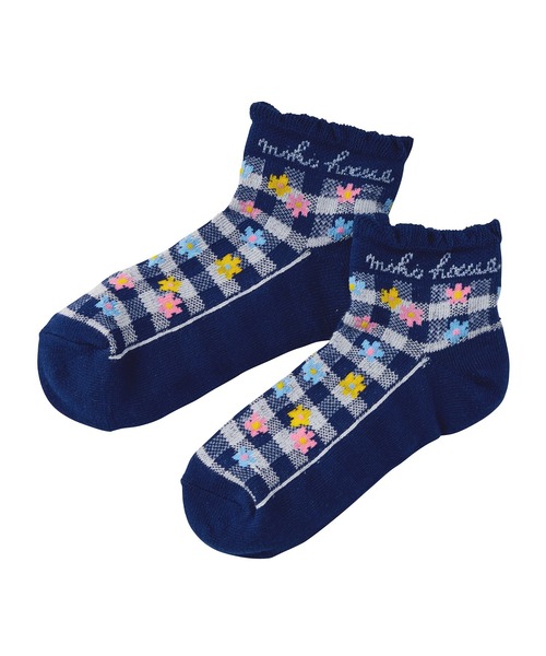 MIKI HOUSE(ミキハウス)の「ローカットソックスパック3足セット(17cm-23cm)(ソックス/靴下・キッズ・イエロー/ホワイト/ブルー/グレー・21cm/19cm/17cm/17-19cm/19-21cm/21-23cm)」の18枚目の写真