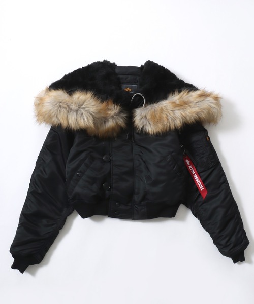 アルファインダストリーズ　N-2B フライトジャケット　レディース　M 短尺 Alpha Industries（アルファインダストリーズ）の「ALPHA INDUSTRIES