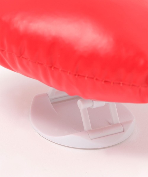tiny tiny（ティニーティニー）の「BIGハートグリップ[tiny tiny(ティニーティニー)]（スマホグッズ・レディース・レッド/グレー・0）」の7枚目の写真
