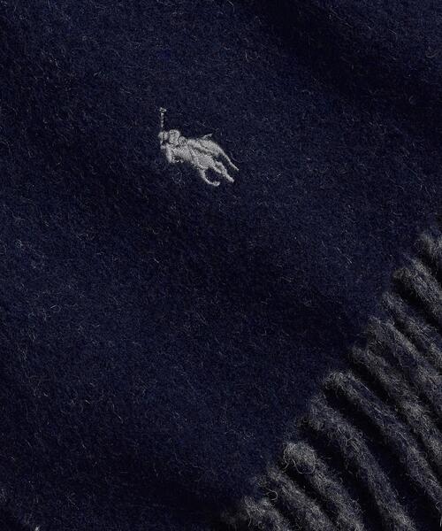 POLO RALPH LAUREN（ポロ ラルフ ローレン）の「リバーシブル ウールブレンド マフラー（マフラー・メンズ・マルチ・ONE）」の2枚目の写真