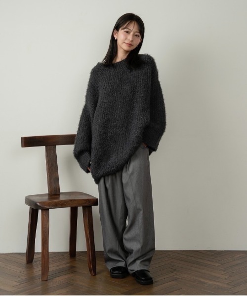 Aimeine(エメイン)フォックスカシミヤオフショル2wayニット Aimeineフォックスカシミヤオフショル2wayニット 新品未使用