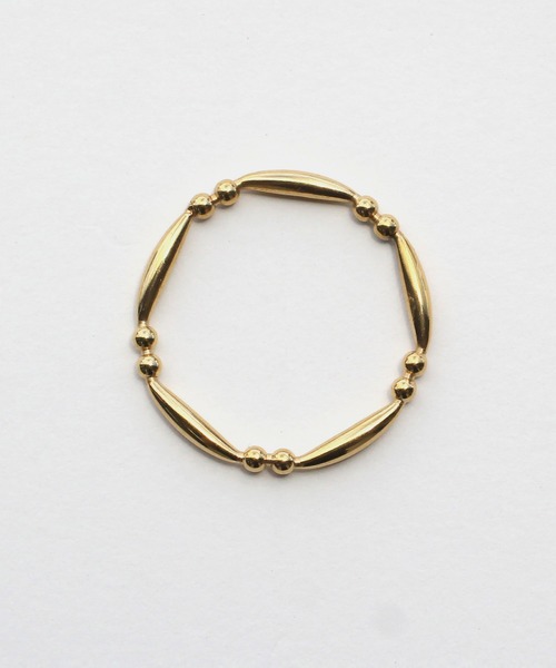 abaskdesign(アバスクデザイン)の「金属アレルギー対応 ポイントデザインリング(リング・レディース・ゴールド・11号/16号)」の5枚目の写真