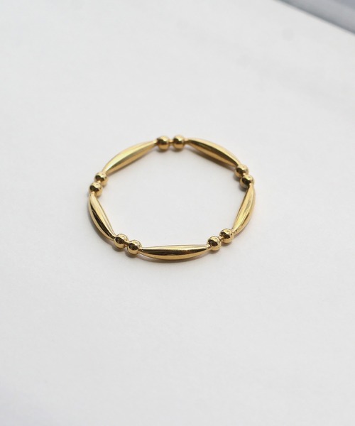 abaskdesign(アバスクデザイン)の「金属アレルギー対応 ポイントデザインリング(リング・レディース・ゴールド・11号/16号)」の8枚目の写真
