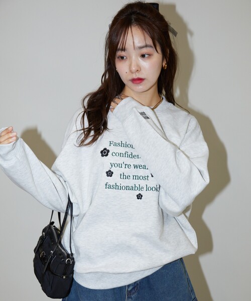 新品未使用【MARY QUANT × PUBLUX】レースロゴスウェット PUBLUX（パブリュクス）の「MARY QUANT × PUBLUX/マリークワント
