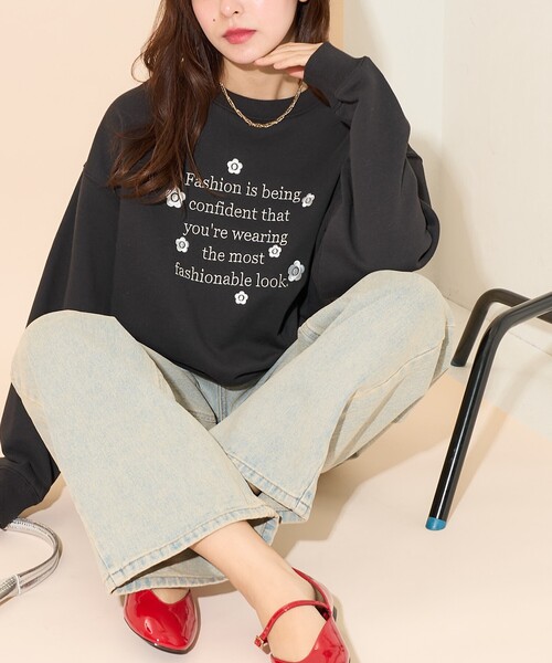 新品未使用【MARY QUANT × PUBLUX】レースロゴスウェット PUBLUX（パブリュクス）の「MARY QUANT × PUBLUX/マリークワント
