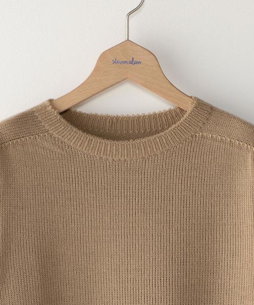 Steven Alan（スティーブンアラン）の「＜Steven Alan＞ SOUVENIR TUBE CN/ﾆｯﾄ◆（ニット/セーター・メンズ・オフホワイト/ブラック/ダークグレー/ベージュ・X-LARGE/SMALL/LARGE/MEDIUM）」の7枚目の写真