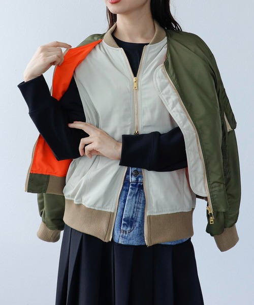 RISLEY】肩掛けMA-Iブルゾン（MA-1）｜Cepica（セピカ）のファッション