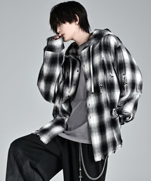ADRER(Ah[)over size shirt parker / I[o[TCYVcp[J[(Vc/uEX)