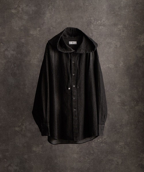 早い者勝ち！　【ADRER】over size shirt parker over size shirt parker / オーバーサイズシャツパーカー