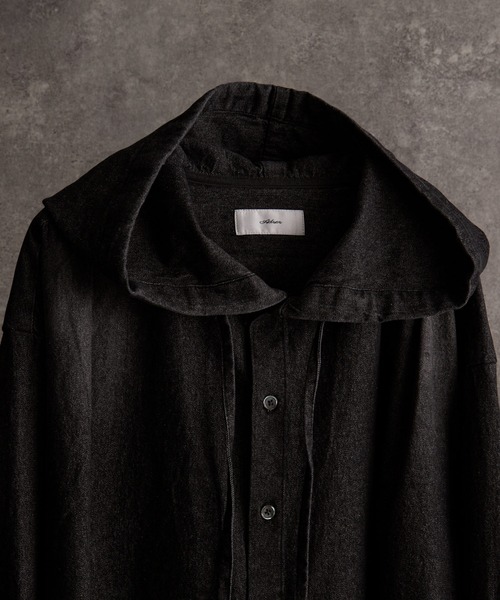 早い者勝ち！　【ADRER】over size shirt parker over size shirt parker / オーバーサイズシャツパーカー