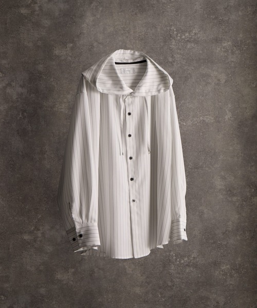over size shirt parker / オーバーサイズシャツパーカー