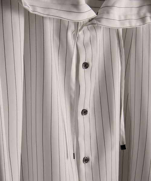 早い者勝ち！　【ADRER】over size shirt parker over size shirt parker / オーバーサイズシャツパーカー