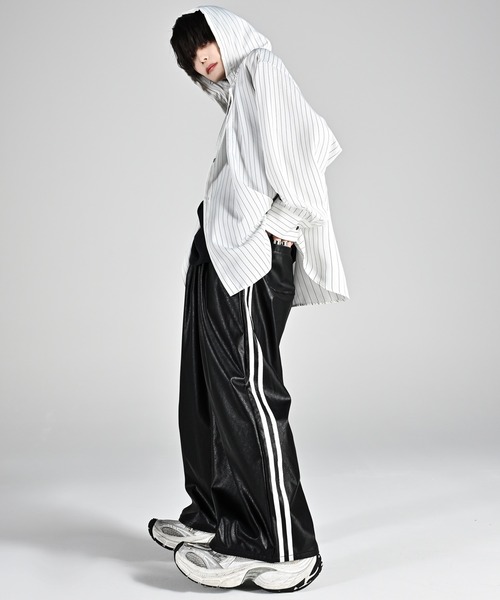 早い者勝ち！　【ADRER】over size shirt parker over size shirt parker / オーバーサイズシャツパーカー