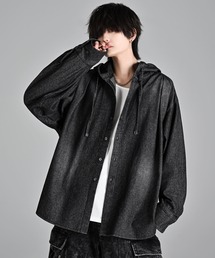 ADRER（アドラー）の「over size shirt parker   オーバーサイズシャツパーカー（シャツ/ブラウス）」