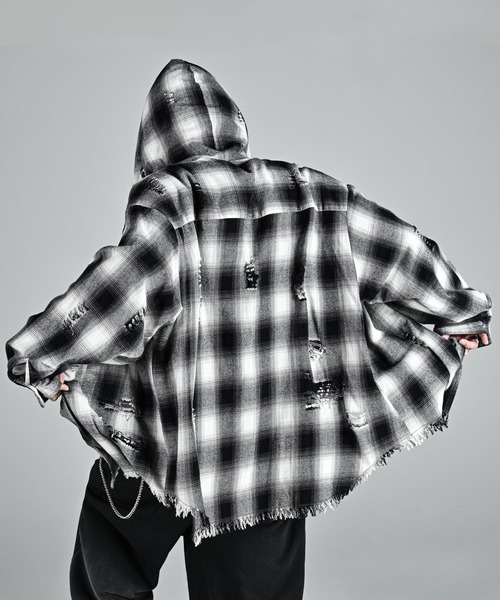 over size shirt parker / オーバーサイズシャツパーカー（シャツ/ブラウス）｜ADRER（アドラー）のファッション通販 - ZOZOTOWN